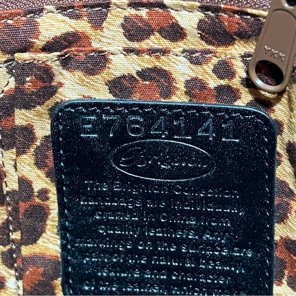 Brighton Black Nylon Crocodile Embossed Adjustable Strap Gold Accent Bag -- OS - Picture 9 of 11